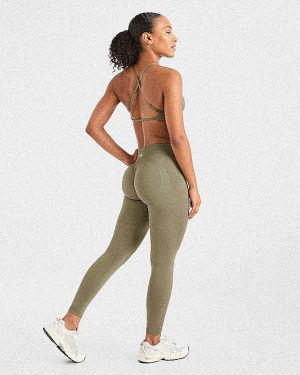 Adapt Seamless Leggings - Muted Olive: The Ultimate Sculpting Solution