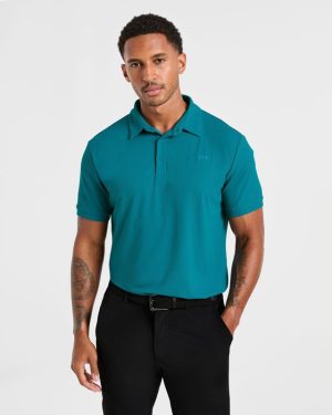 Precision Polo - Teal: The Ultimate Golf Performance Shirt