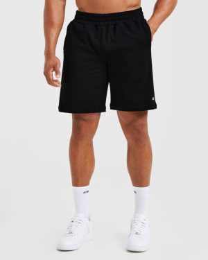 Rebound Shorts - Black: The Ultimate Cotton Comfort for Gym and Leisure