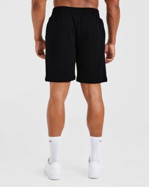 Rebound Shorts - Black: The Ultimate Cotton Comfort for Gym and Leisure