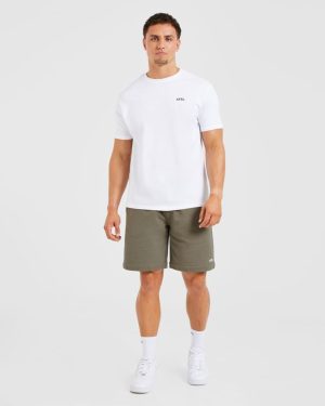 Rebound Shorts - Dusky Olive: The Ultimate Cotton Essential