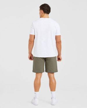 Rebound Shorts - Dusky Olive: The Ultimate Cotton Essential