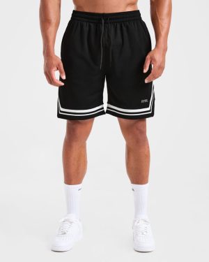 Rebound Stripe Shorts - Black: The Ultimate Performance Gear