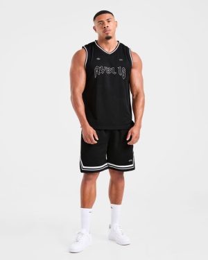 Rebound Stripe Shorts - Black: The Ultimate Performance Gear