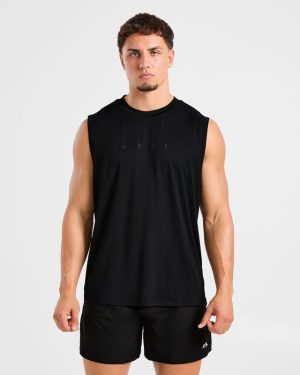 Reinforce Training Tank - Black: The Ultimate Modal-Blend Performance Wear