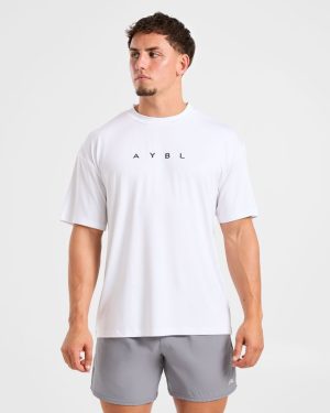 Reinforce Training T-Shirt White: Ultimate Comfort & Performance