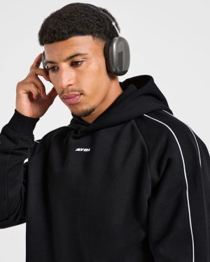 Restore Oversized Hoodie - Black: The Ultimate Post-Workout Essential