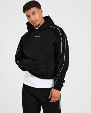 Restore Oversized Hoodie - Black: The Ultimate Post-Workout Essential