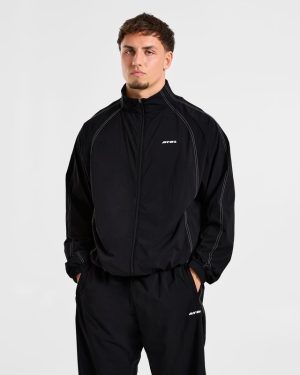 Restore Track Jacket - Black: The Ultimate Versatile Outerwear
