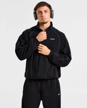 Restore Track Jacket - Black: The Ultimate Versatile Outerwear