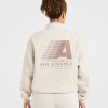 Retro Athletics Oversized 1/4 Zip Pullover - Sand