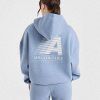 Retro Athletics Oversized Hoodie - Vintage Blue: The Ultimate Comfort Statement