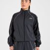 Retro Track Jacket - Black