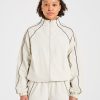 Retro Track Jacket - Off White: The Ultimate Lightweight Layer