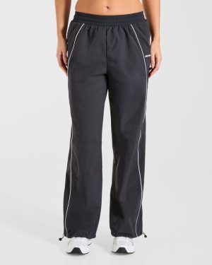 Retro Track Joggers - Black: The Ultimate Blend of Style and Performance