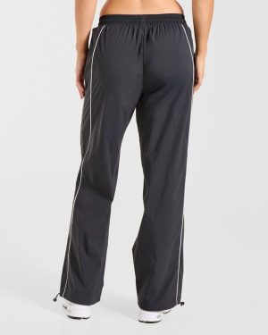 Retro Track Joggers - Black: The Ultimate Blend of Style and Performance
