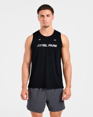 Run Loose Tank - Black: Engineered for Peak Performance