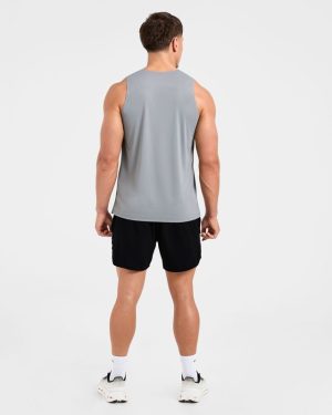 Run Loose Tank - Thunder Grey: The Ultimate Performance Running Top