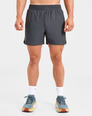 Run 5" Shorts - Hurricane Grey: The Ultimate Performance Gear