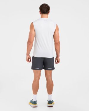 Run Slim Tank - Ice Grey: The Ultimate Performance Layer