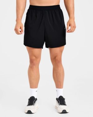 Run Speed Shorts - Black: Ultimate Performance Gear