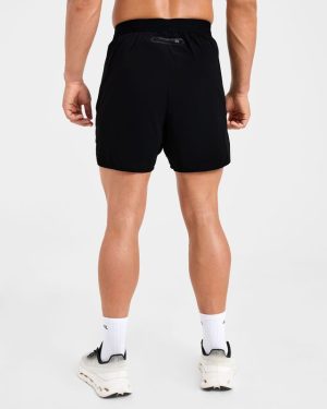 Run Speed Shorts - Black: Ultimate Performance Gear