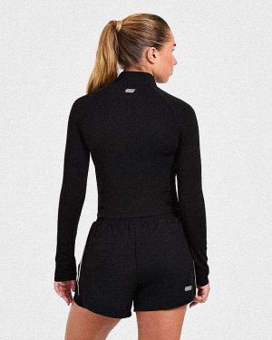 Run Zip Jacket - Black: The Ultimate Performance Layer