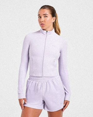 Run Zip Jacket - Ice Lilac: The Ultimate Performance Companion