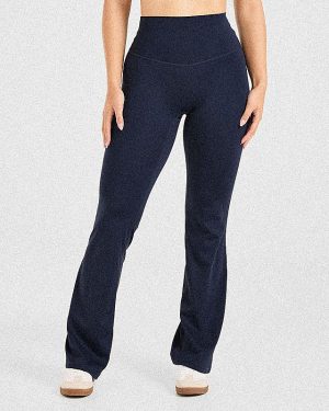 Sculpt Flared Leggings - Deep Navy: The Ultimate Fusion of Style and Performance