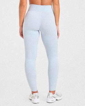 Sculpt Wrap Leggings - Iced Blue: The Ultimate Second-Skin Experience