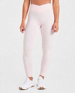 Sculpt Wrap Leggings - Iced Pink: The Ultimate Second-Skin Fit