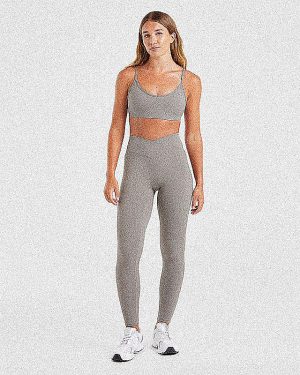 Sculpt Wrap Leggings - Smoke Grey: The Ultimate Second-Skin Experience