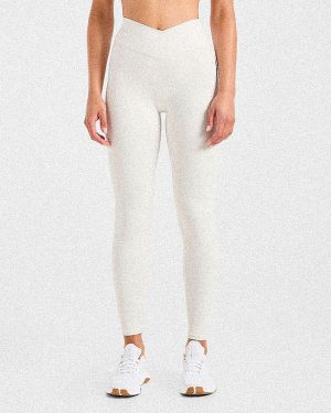 Sculpt Wrap Leggings - Tofu: The Ultimate Second-Skin Experience