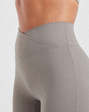 Sculpt Wrap Leggings - Smoke Grey: The Ultimate Second-Skin Experience