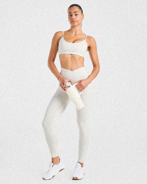 Sculpt Wrap Leggings - Tofu: The Ultimate Second-Skin Experience