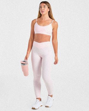 Sculpt Wrap Leggings - Iced Pink: The Ultimate Second-Skin Fit