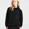 Soft Oversized Knitted Hoodie - Black