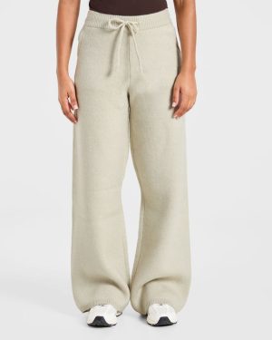 Ultimate Comfort: Soft Oversized Knitted Straight Leg Joggers