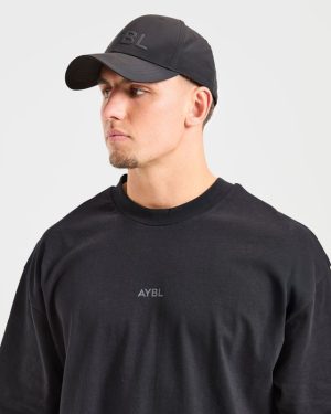 AYBL Black Sports Cap - Premium Cotton Performance Headwear