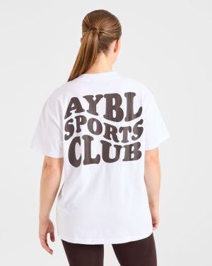 Sports Club Wavy Oversized T-Shirt: The Ultimate Blend of Comfort and Style