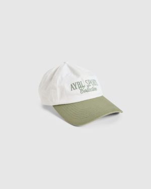 Sports Collective Cap - Off White/Green: The Ultimate Blend of Style and Function