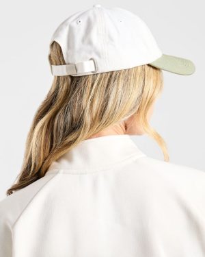 Sports Collective Cap - Off White/Green: The Ultimate Blend of Style and Function