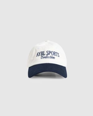 Sports Collective Cap - Off White/Navy: The Ultimate Fusion of Style and Function