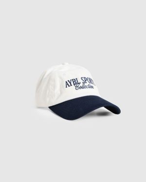 Sports Collective Cap - Off White/Navy: The Ultimate Fusion of Style and Function