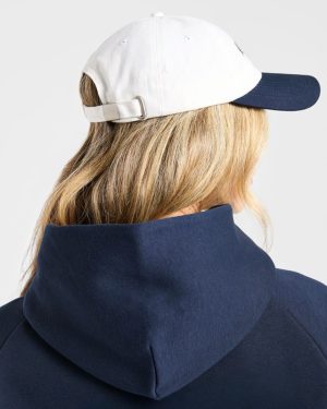 Sports Collective Cap - Off White/Navy: The Ultimate Fusion of Style and Function