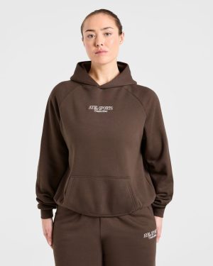 Sports Collective Oversized Hoodie - Brown: The Ultimate Comfort Upgrade