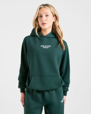 Sports Collective Oversized Hoodie - Deep Forest: The Ultimate Comfort Essential