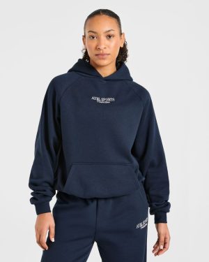 Sports Collective Oversized Hoodie - True Navy: The Ultimate Comfort Upgrade
