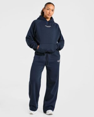Sports Collective Oversized Hoodie - True Navy: The Ultimate Comfort Upgrade