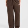 Sports Collective Oversized Straight Leg Joggers - Brown: The Ultimate Comfort Upgrade